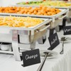 JEFURE 12 Pcs 4"x3" Mini Chalkboard Signs for Food, Reusable