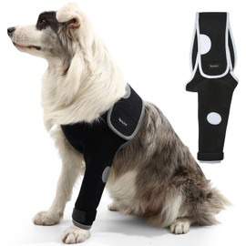 Spajoy Dog Recovery Suit, Medical Cone Alternative, Abrasion Resistant Dog Recovery Sleeve, Washable 3mm Thick and Waterproof, Pet Wounds Prevent Licking, Bite, Being Wet, and Keep Dry