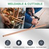 M METERXITY 200mm Round Copper Tubing, 2mm 3mm 4mm 5mm