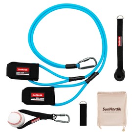 SunNordik Resistance Bands for Pitchers, Baseball & Softball Training Equipment for Improving Arm Strength & Pitching Training, Baseball Pitching Bands for All Skill Levels