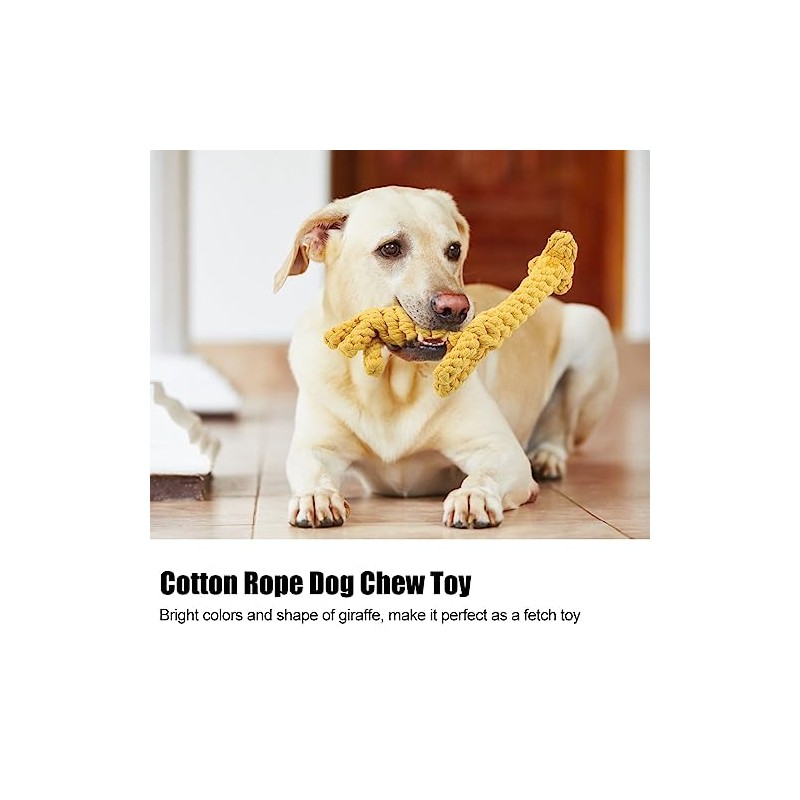 AUNMAS- Juguete masticable para perros, juguete de cuerda de algodón