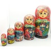 Cinderella Fairy Tale Russian Hand Carved Hand Painted Nesting 5