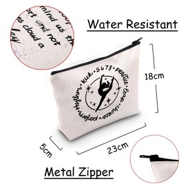 Dance 5678 Gifts Dancer Makeup Bag Dance Coach Appreciation Gift Dance Lover Gift Dancer Cosmetic Bag