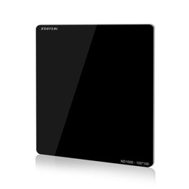 JONGSUN S-PRO 100x100mm Square ND Filter, Neutral Density Gray ND1000 Lens Filter,Ultra Slim HD 18 Layer Nano Multi-Coated, Schott B270 Optical Glass, ND1000 (3.0) 10-Stop