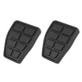 X AUTOHAUX Car Brake Clutch Pedal Pads Cover for VW Transporter T4 1996-2002 2pcs