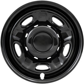 MotorUp America Set of 4 17 inch Gloss Black Wheel Skins Covers Compatible with 10-24 Ford F-250 F-350 Super Duty XL Impostors for BC3Z1015C Wheel Series