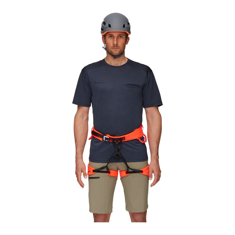 Mammut Sender Climbing Harness Safety Orange XL