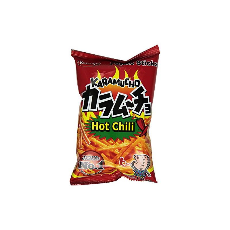 Koikeya Karamucho Sticks Chili, 1.4 Ounce (Pack of 24)
