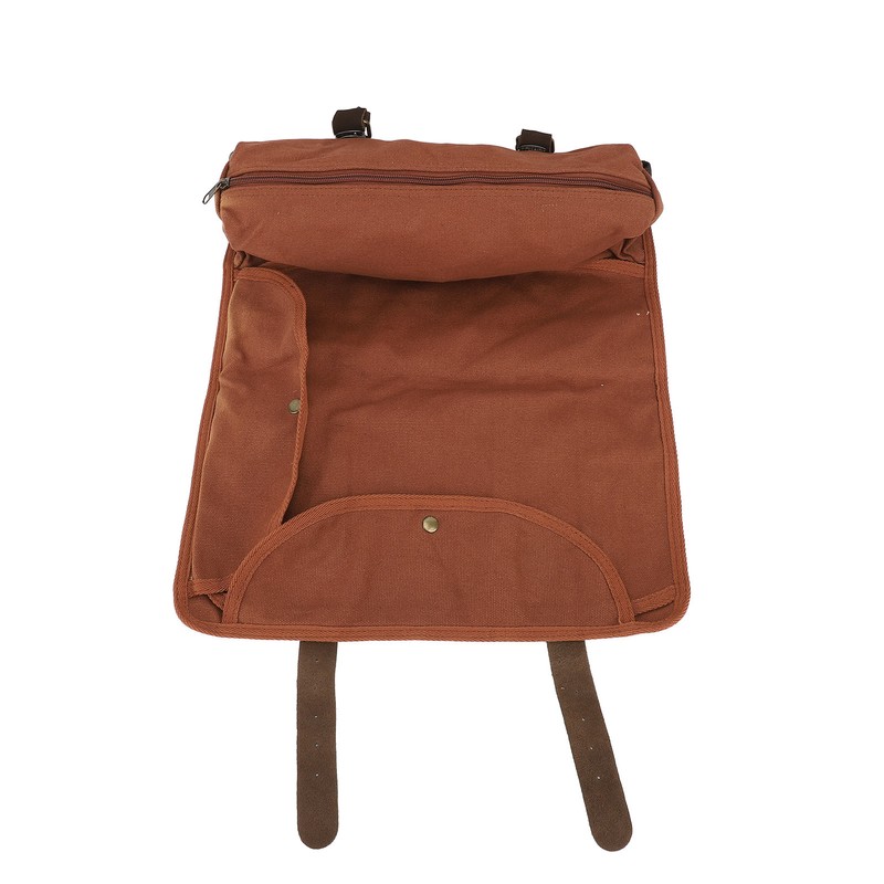 Bartender Tool Bag Canvas Leather Bartender Roll Bag Portable Multiple