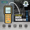 AUTOOL Digital Manometer Dual Port Air Pressure Gauge Meter HVAC/Gas