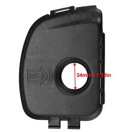 ZAMDOE Air Filter Cover + Air Filter Base + Foam Air Filter Kit for Briggs & Stratton 300E 450E 500E 590581 08P502 08P602 09P602 09P702 Series Lawn Mower Engines (595660+595663+799579)