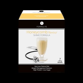 Formulite Meal Replacement Shake Sachet Box - Honeycomb Flavour 7 x 55g Serves