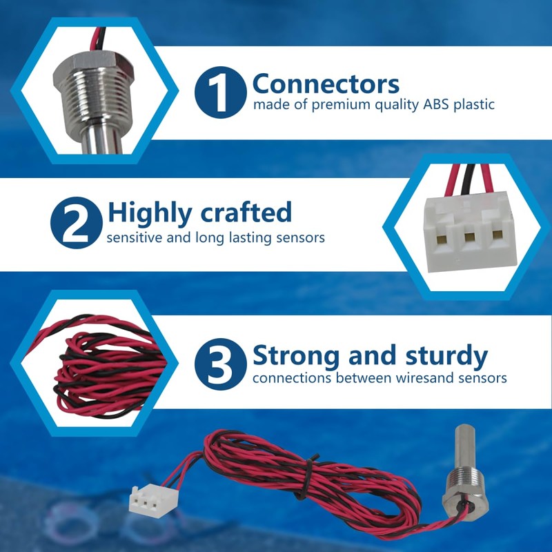 FDXLTER1930 Thermistor Sensor Replacement for Hayward Universal H-Series Low Nox