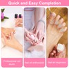 Pack of 150 Polygel Nail Shapes for Toes, 15 Sizes,
