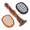 Vacuum Roller Brush Yellow Black Filter Replacement Vacuum Clerner Accessory