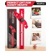 Nicpro Woodworking Scriber Marking Line Ruler, Adjustable Aluminum Alloy Sliding