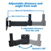 Heavy Duty Speaker Wall Mount,Adjustable Tilt & Swivel Wall Mount