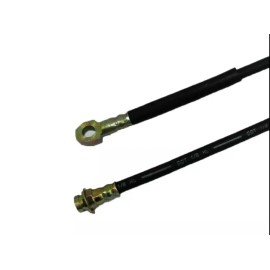 Rodspeedracing 18"  Disc Brake Conversion 10mm Rubber Brake Line Hose Set Banjo Clips Chevy GM