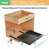 Pull out Cabinet Organizer, Expandable(12"-20") Heavy Duty Slide out Drawer