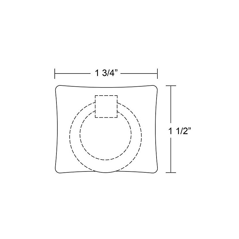 Emtek Hammered Ring Pull Available in 4 Finishes - 86040US3NL