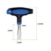 2 Pcs T Handle 9mm Flat Head Screwdriver Ergonomic, Large