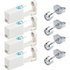 WeddHuis Pack of 4 Ear Piercing Gun Disposable Sterile Safety
