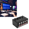 4 Channel Mini Mixer, Passive Mini Sound Mixer, Mini Stereo