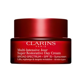 Clarins CLARINS Super Restorative Day Cream, Broad Spectrum SPF 15 Sunscreen | Anti-Aging Moisturizer For Mature Skin Weakened By Hormonal Changes | Replenishes, Illuminates & Densifies Skin|Targets Wrinkles
