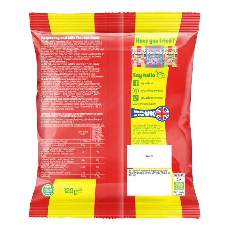 Squashies Drumsticks - 120g - Pack of 1