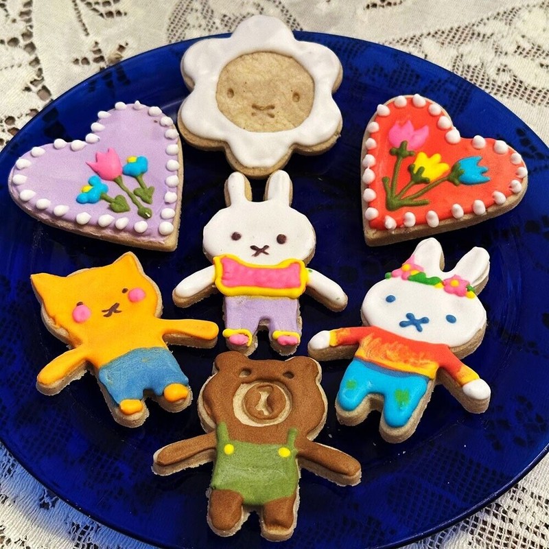 Homemade Gluten Free Sugar Cookies w Royal Icing - Silly