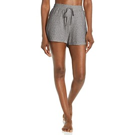 PJ Salvage Women's Loungewear Tropical Tramway Short Pajama Bottom, H Charcoal, Small