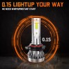 AUIMSOCO 4x 9005 9006 LED Combo Headlight Kit Bulbs 6000K