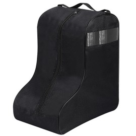 Clysee Boot Bags for Cowboy Boots Portable Boots Storage Bag for Travel Bags Men Tall Boot with Handle for Home Travel (Black,1 Pc)