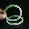 Oligage Natural Jade Bangle Women Gifts Men Fine Jewelry Jadeite