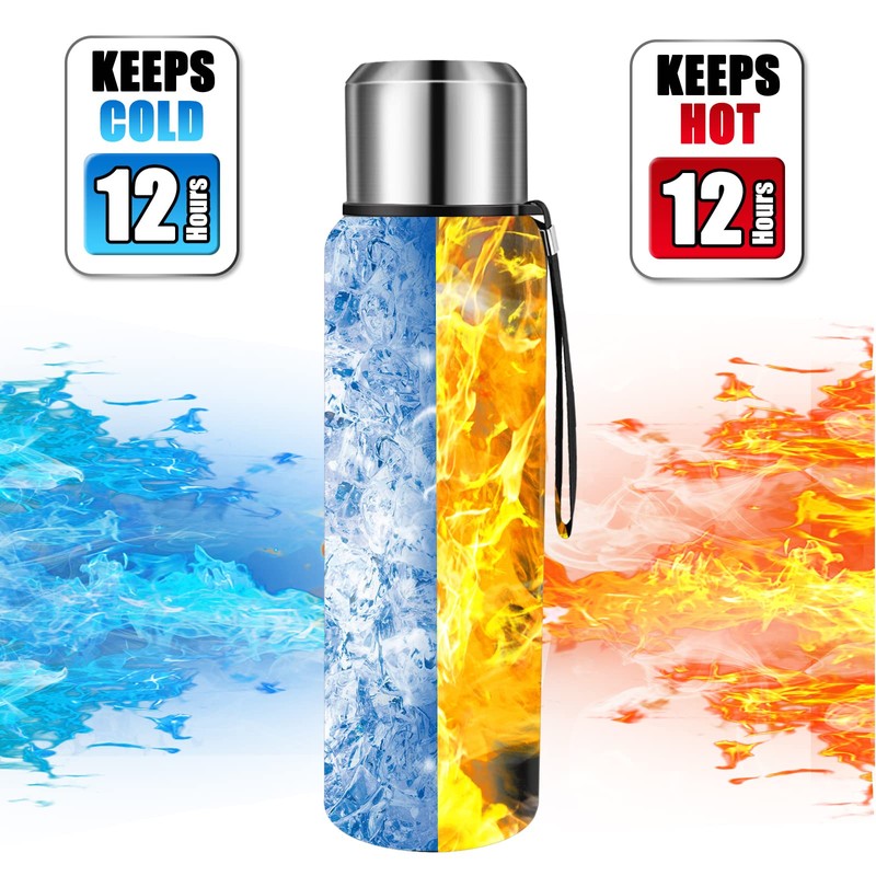Insulated vacuum Thermo Bottle 1500ml/50.7oz with cup Stainless steel coffee