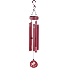 Sunset Vista Designs 93565 Durable Metal Vista Classics Galaxy Wind Chime, 41-Inch, Red