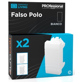 Fake Polo Keycaps Colour White Fruits Compatible with BTicino Living Series Civile 40000B - Pack of 2