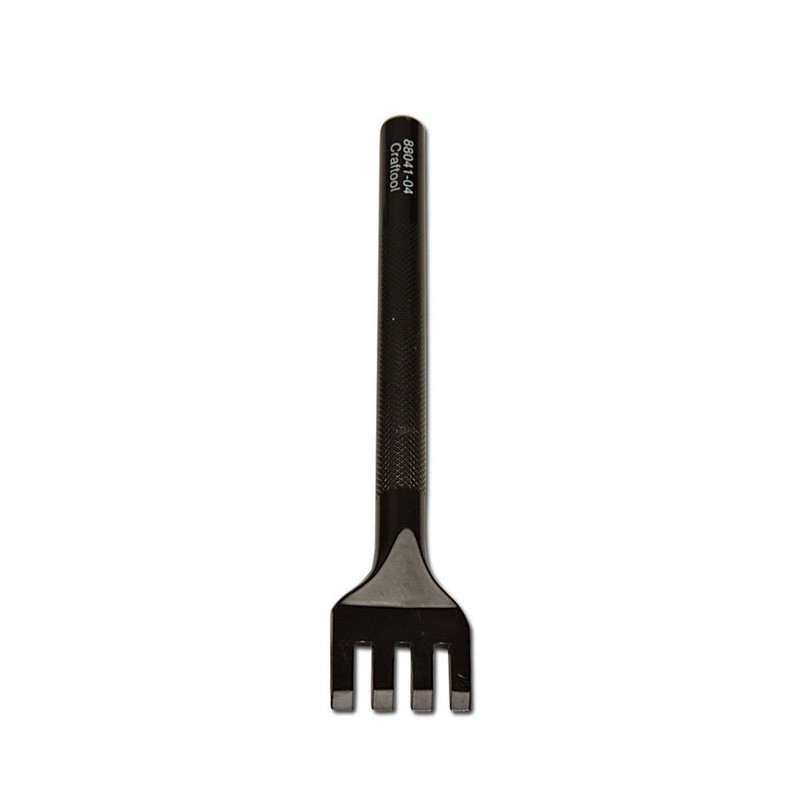 Tandy Leather Craftool� Pro Line Lacing Chisel 4 Prong 1/8"