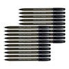 DIGNO Tri-Mate Ballpoint Pens, BLACK, Medium Point (1.0mm), Pack of