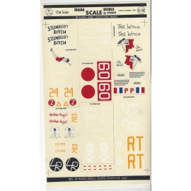 Microscale Micro Scale 1/72 Famous B-24 Bombers Wwii MSD7224