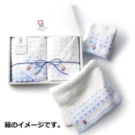 丸眞 今治タオル タオルギフト フェイスタオル2枚 国産 蒼海 プレゼント ギフト 贈り物 引っ越し 誕生日 内祝い 0080310200