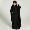 IDOPIP Muslim Dress for Girls Kids One Piece Long Sleeve
