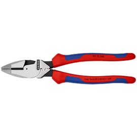 KNIPEX Knipex 09 12 240 9.5-Inch Ultra-High Leverage Lineman's Pliers with Fish Tape Puller and Crimper