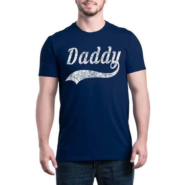 Shop4Ever Daddy Classic Baseball T-Shirt Father's Day Shirts