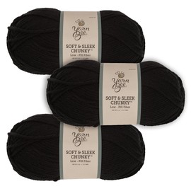 Yarn Bee Bulky Soft Yarn - Acrylic - 211 Yards for Crocheting & Knitting - Set of 3
