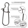Dr.Fish 30 Pack Sinker Slides Duo Lock Snaps Catfish Surf