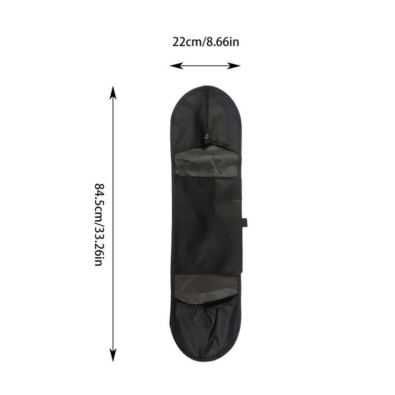 Floatdream 2 pieces skateboard bag, waterproof, skateboard bag, longboard bag,