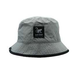 Surf Monkey Recycled Bucket Hat Adult Waterproof Fishing Hat One Size Reversible, Navy/Grey