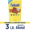 Splenda Brown Sugar Blend Low Calorie Sweetener For Baking, 3