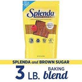Splenda Brown Sugar Blend Low Calorie Sweetener For Baking, 3 Pound Va